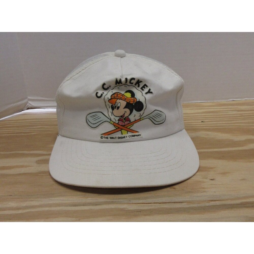 VINTAGE Mickey Mouse Hat Cap Snapback Disney Golf Trucker Sportsman